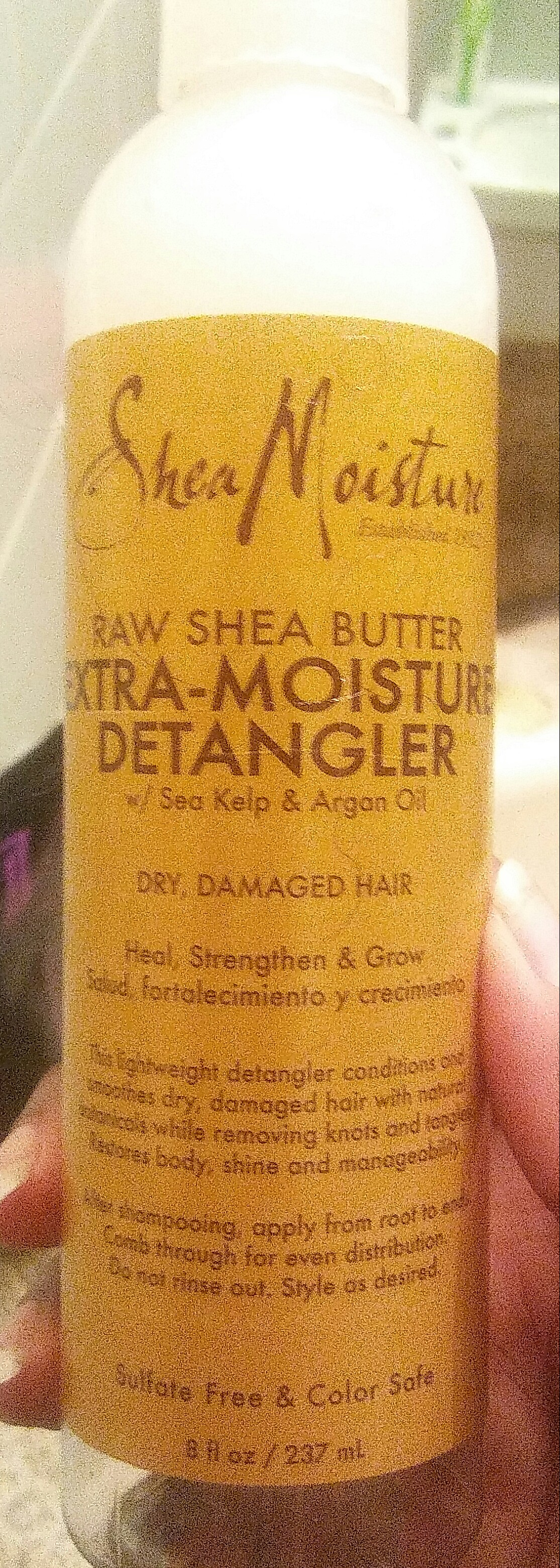 Photo of SheaMoisture Raw Shea Butter Extra-Moisture Detangler uploaded by lyona k.
