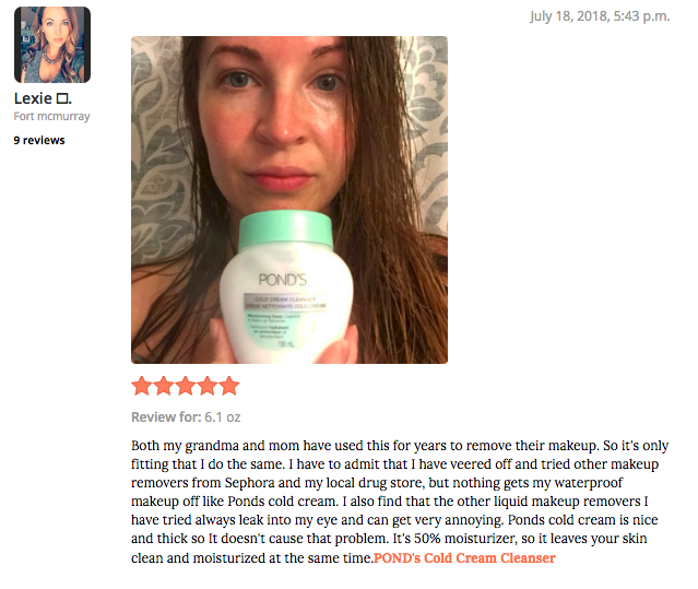 ponds nourishing glow cold cream