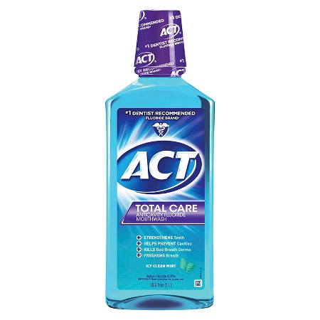 Photo of Act Total Care Mouthwash - Icy Clean Mint (33 oz.) uploaded by Grace M.