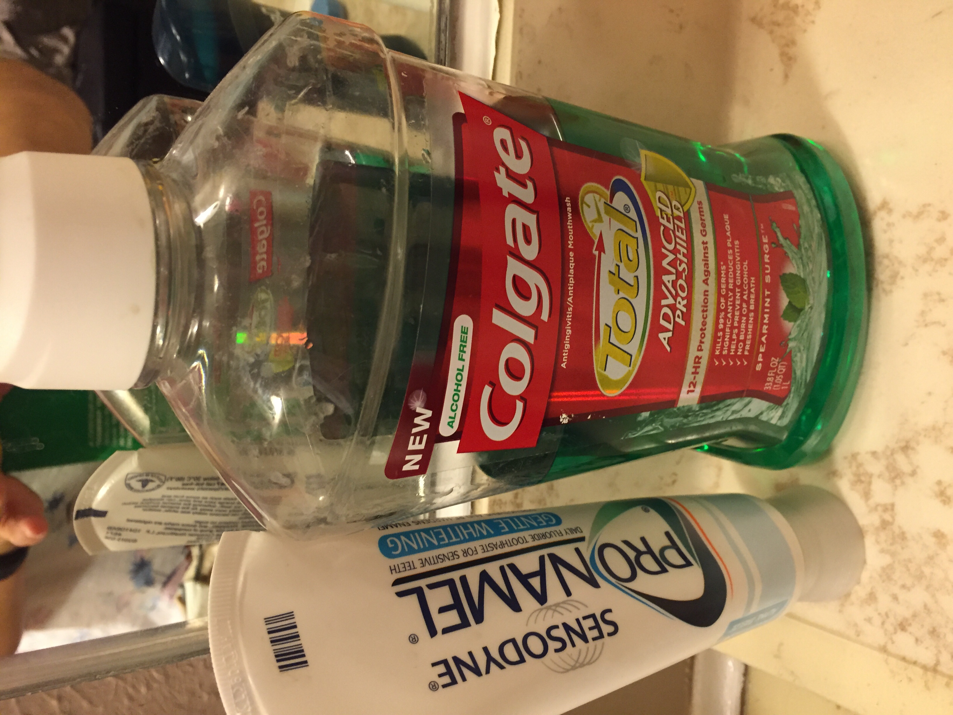 Photo of Colgate® Total® ADVANCED PRO-SHIELD SPEARMINT SURGE® MOUTHWASH uploaded by Krista G.