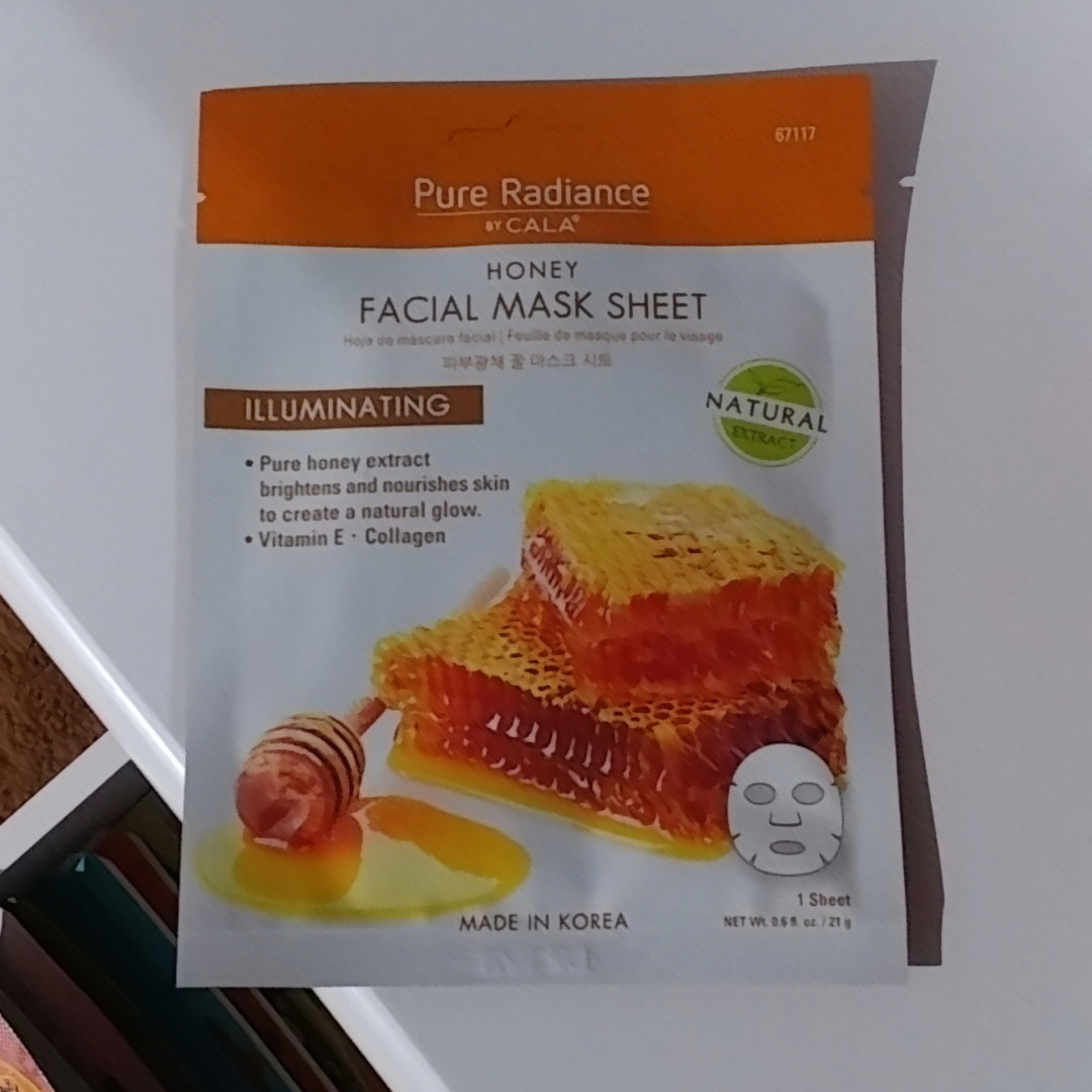 CALA® Pure Radiance Honey Facial Mask Sheet Illuminating