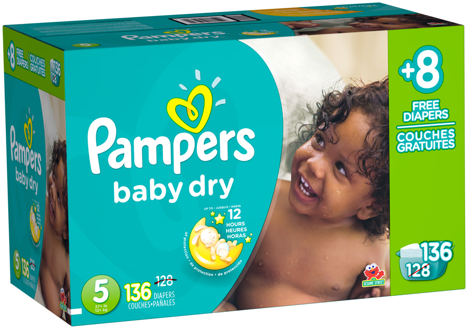 pampers baby dry 5 108