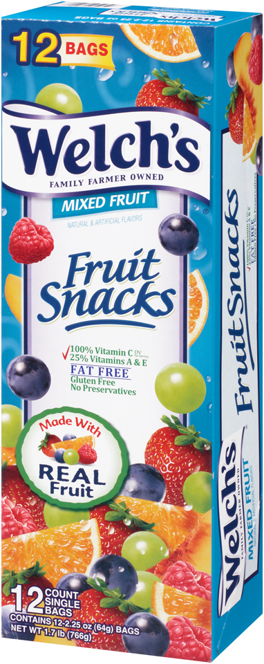 dog ate welch's fruit snacks