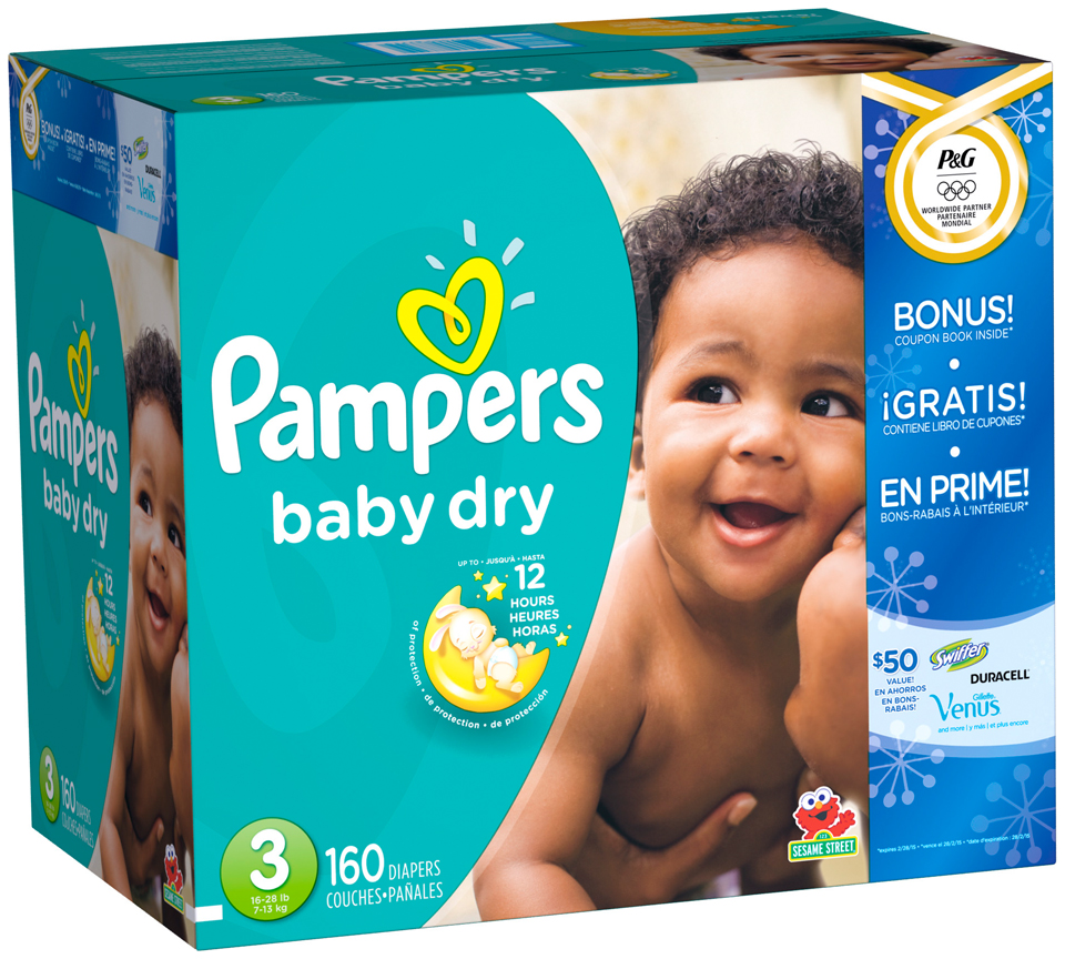 pampers baby dry 3 mega pack