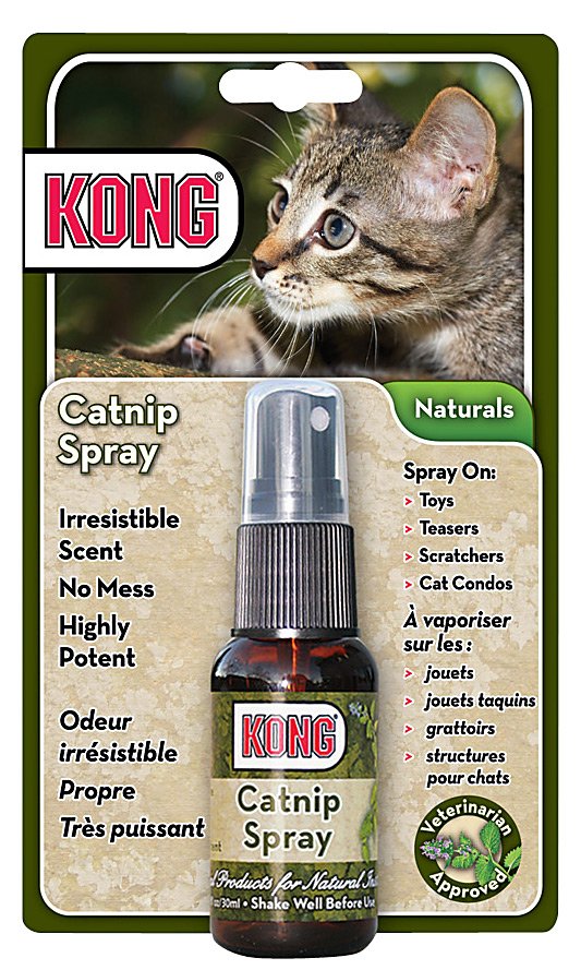 kong naturals catnip spray for cats