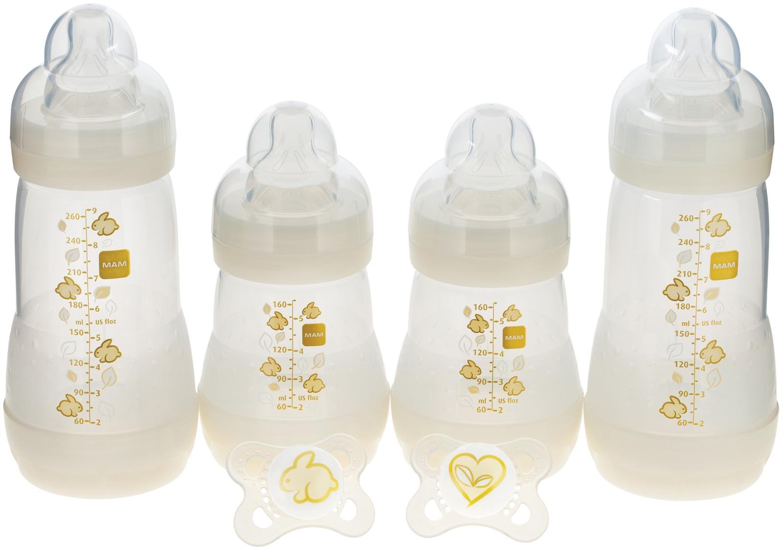 white mam bottles