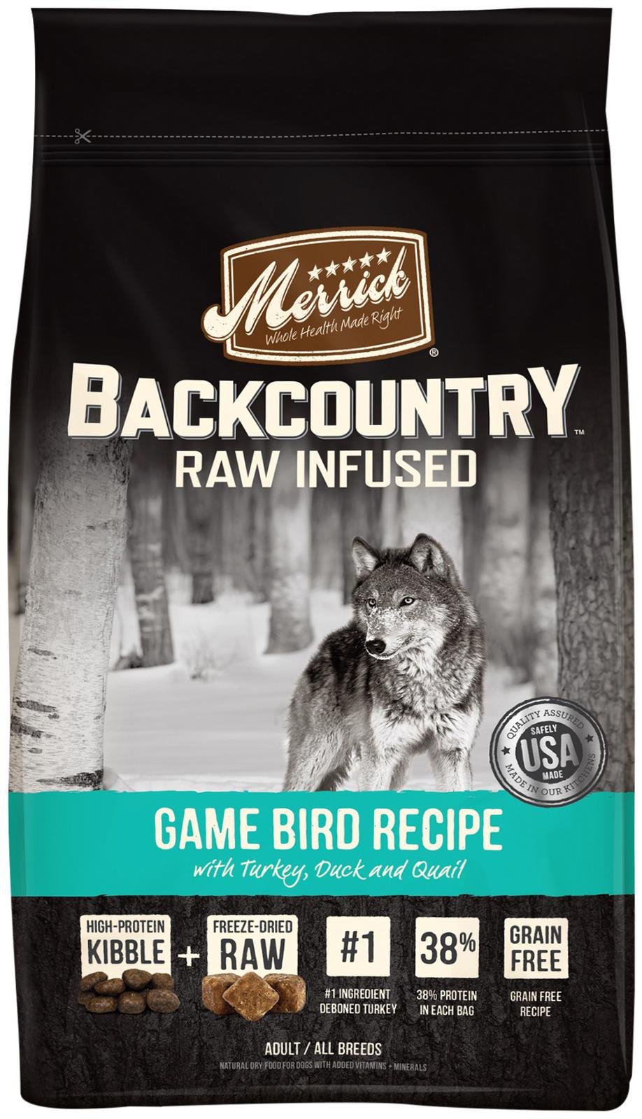 merrick backcountry raw infused hero's banquet