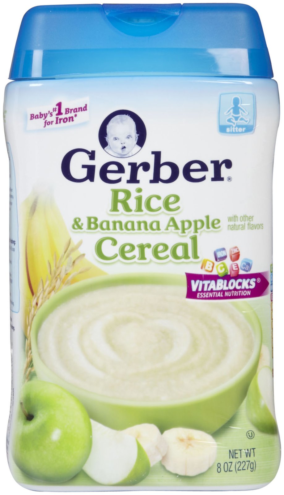 gerber probiotic rice banana apple cereal