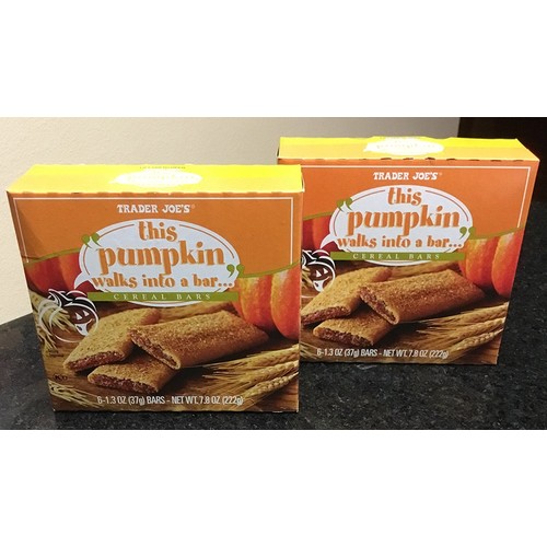 Trader Joe S This Pumpkin Walks Into A Bar 6 Bars Pack Of 2 Bxs Reviews 2020